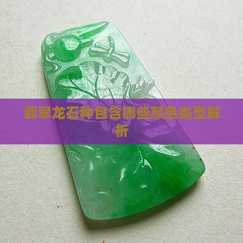 翡翠龙石种包含哪些颜色类型解析