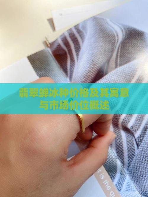 翡翠蝉冰种价格及其寓意与市场价位概述