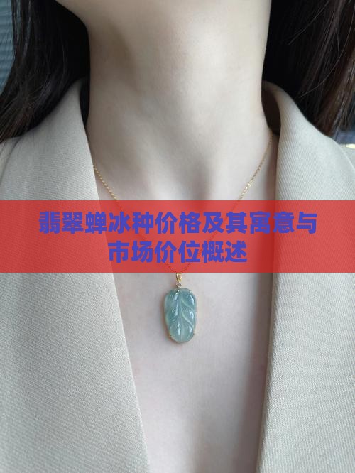 翡翠蝉冰种价格及其寓意与市场价位概述