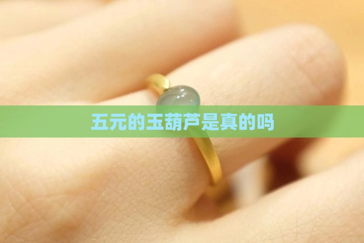 五元的玉葫芦是真的吗