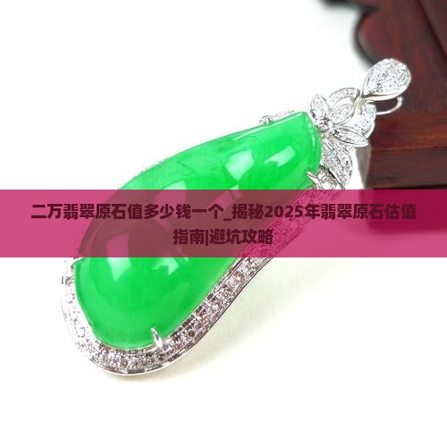 二万翡翠原石值多少钱一个