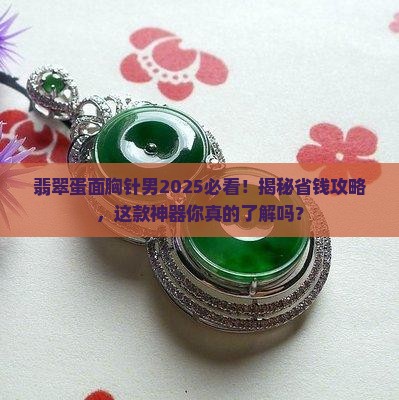 翡翠蛋面胸针男