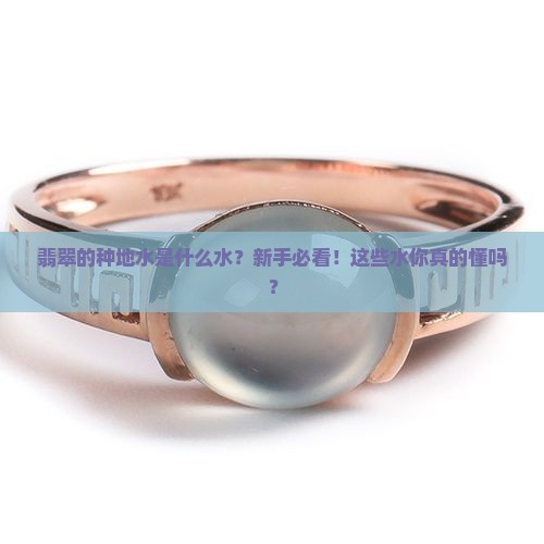 翡翠的种地水是什么水