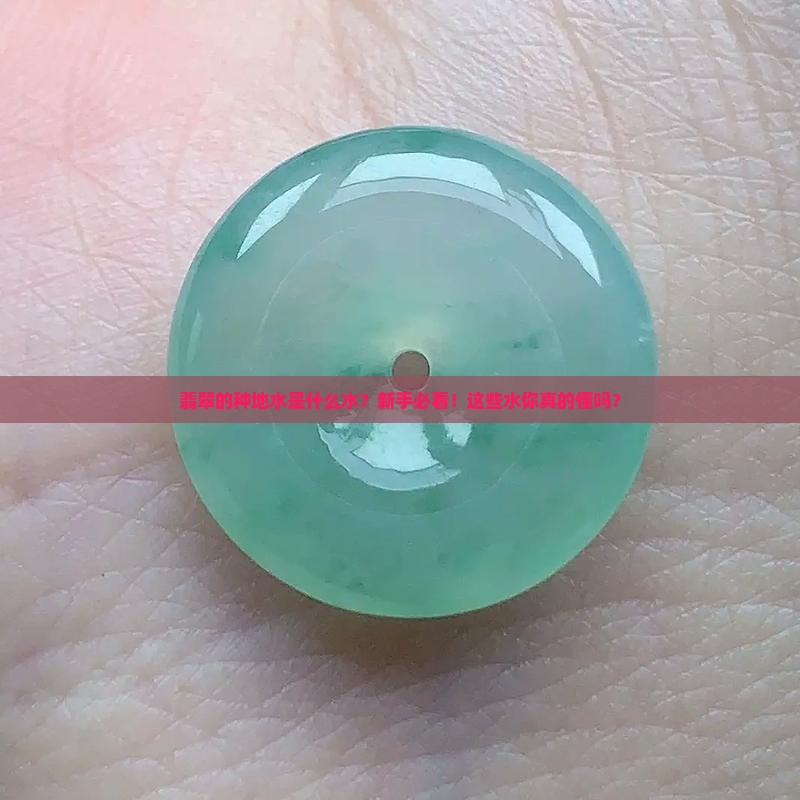 翡翠的种地水是什么水