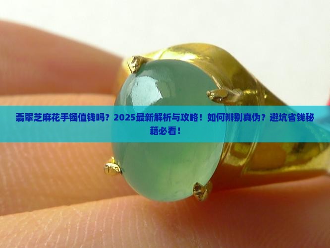 翡翠芝麻花手镯值钱吗