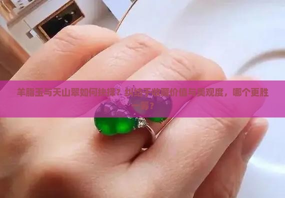 羊脂玉与天山翠如何抉择？纠结于收藏价值与美观度，哪个更胜一筹？