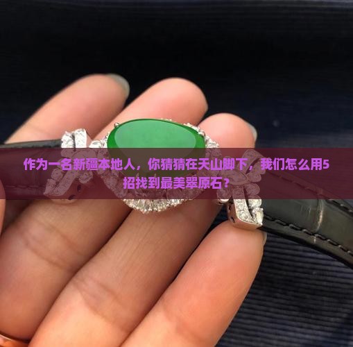 作为一名新疆本地人，你猜猜在天山脚下，我们怎么用5招找到最美翠原石？