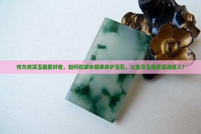 作为资深玉器爱好者，如何在家中简单养护玉石，让宝贝玉器更温润迷人？