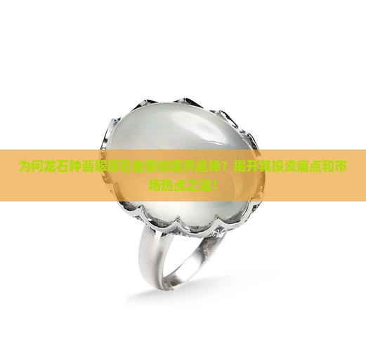 为何龙石种翡翠原石备受收藏界追捧？揭开其投资痛点和市场热点之谜！