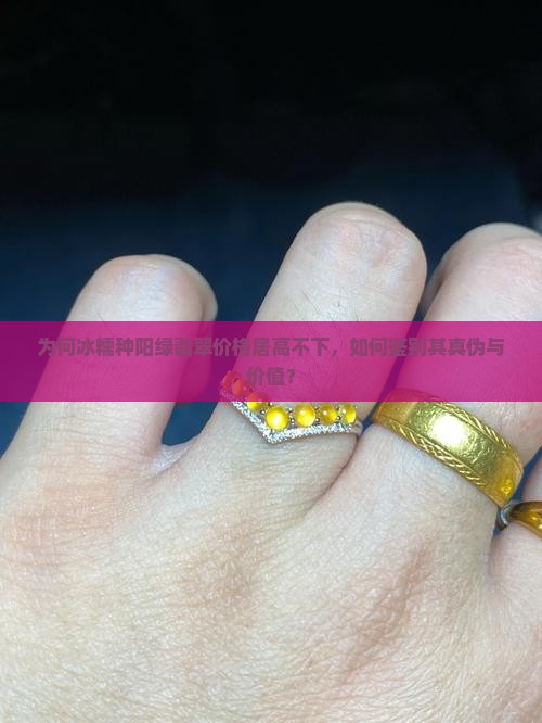 为何冰糯种阳绿翡翠价格居高不下，如何鉴别其真伪与价值？