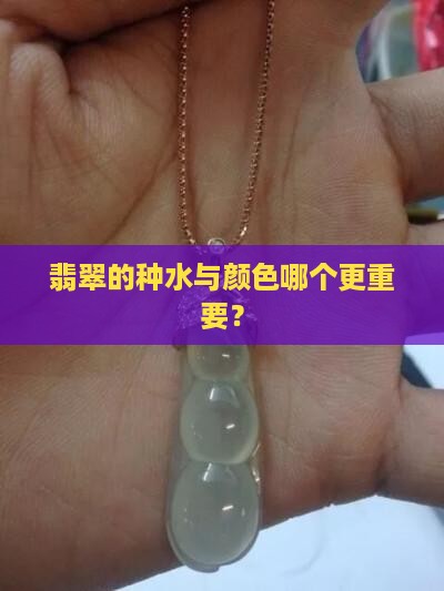 翡翠的种水与颜色哪个更重要？
