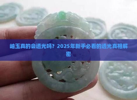 岫玉会透吗