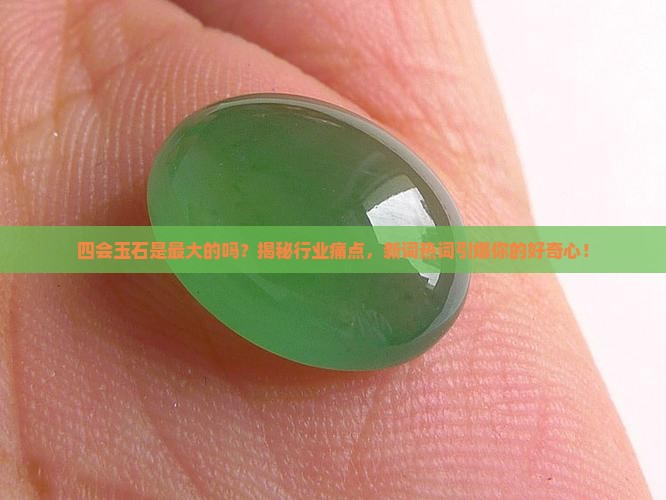 四会玉石是最大的吗