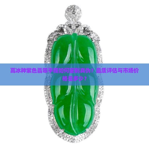 高冰种紫色翡翠手镯如何鉴别真伪？品质评估与市场价格是多少？