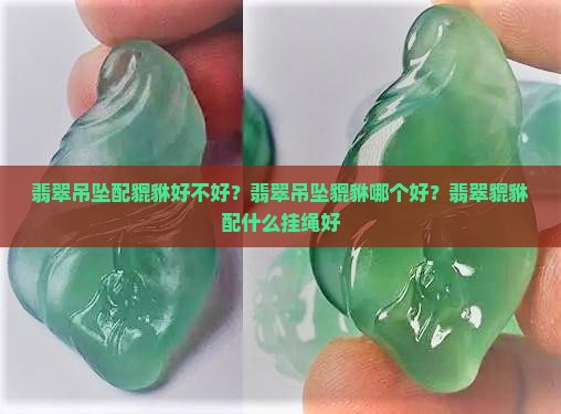 翡翠吊坠配貔貅好不好