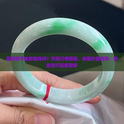 翡翠牌子金蟾值钱吗