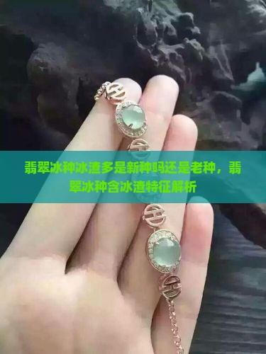 翡翠冰种冰渣多是新种吗还是老种，翡翠冰种含冰渣特征解析