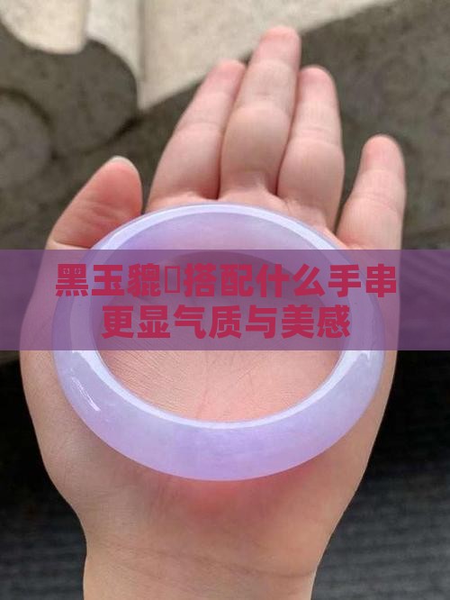 黑玉貔恘搭配什么手串更显气质与美感