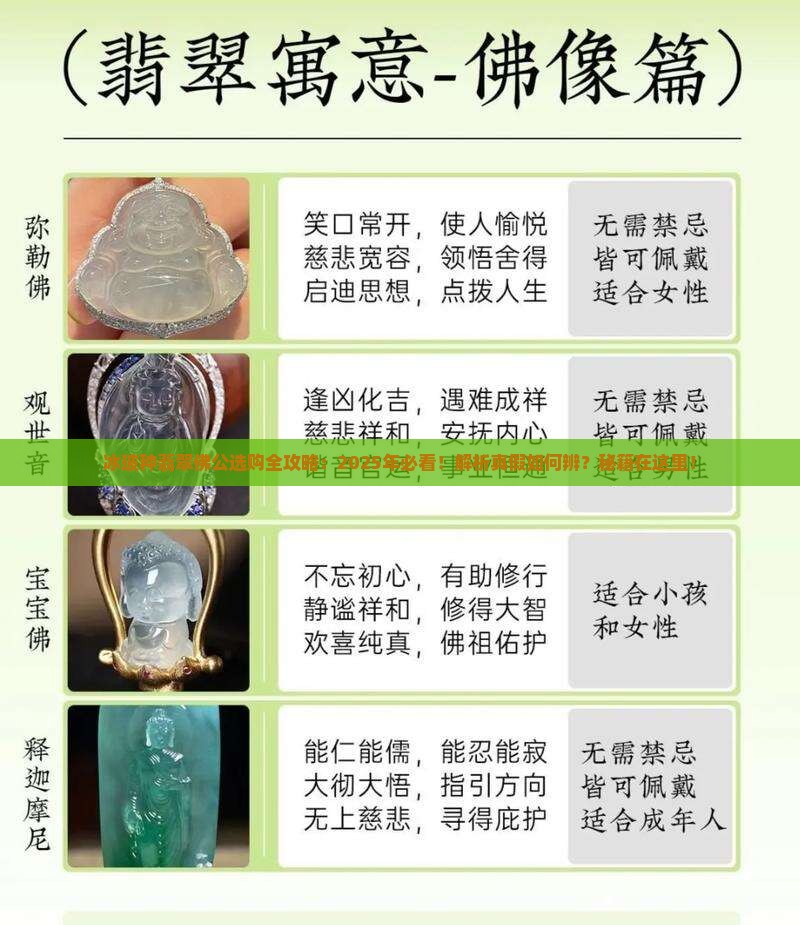 冰玻种翡翠佛公