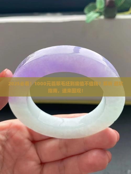 1000元的翡翠毛坯值钱吗