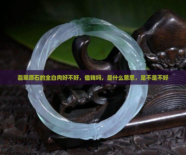 翡翠原石的全白肉