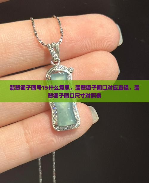 翡翠镯子圈号15什么意思