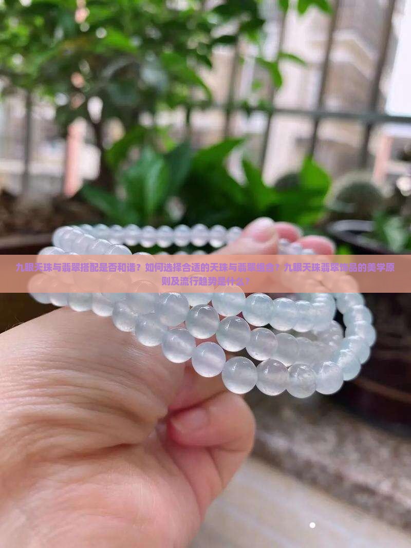 九眼天珠与翡翠搭配是否和谐？如何选择合适的天珠与翡翠组合？九眼天珠翡翠饰品的美学原则及流行趋势是什么？