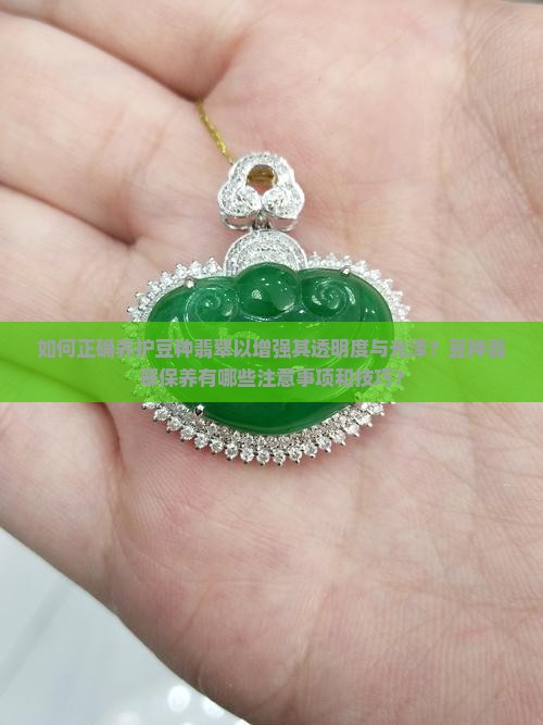 如何正确养护豆种翡翠以增强其透明度与光泽？豆种翡翠保养有哪些注意事项和技巧？