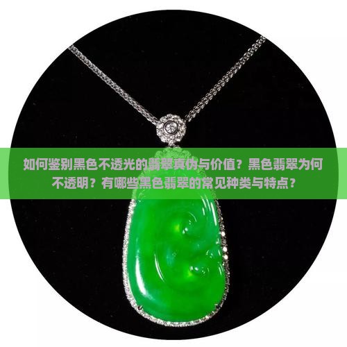 如何鉴别黑色不透光的翡翠真伪与价值？黑色翡翠为何不透明？有哪些黑色翡翠的常见种类与特点？