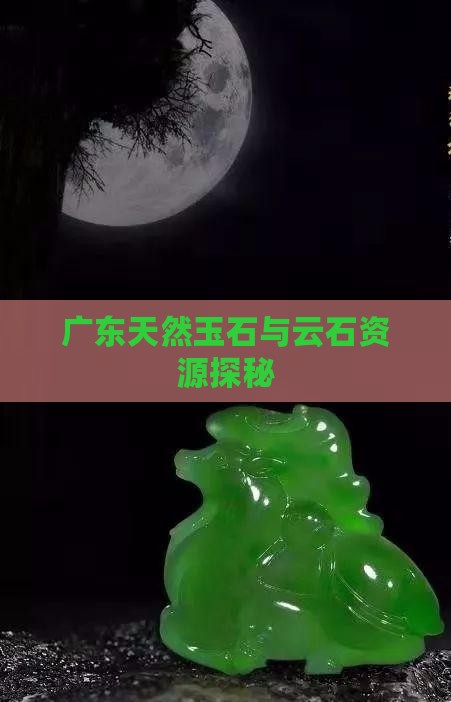 广东天然玉石与云石资源探秘