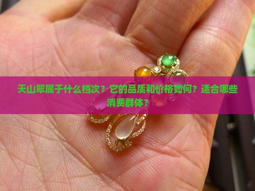 天山翠属于什么档次？它的品质和价格如何？适合哪些消费群体？
