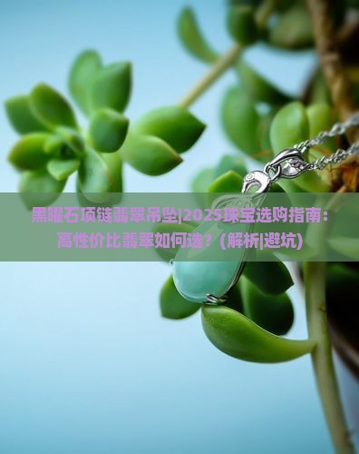黑曜石项链翡翠吊坠