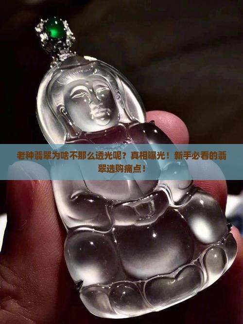 老种翡翠为啥不那么透光呢