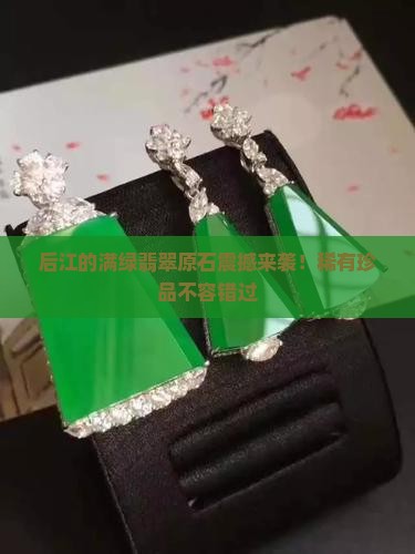 后江的满绿翡翠原石