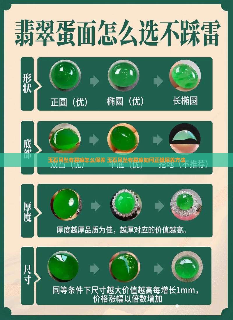 玉石吊坠有裂痕怎么保养
