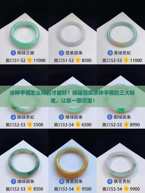 冰种手镯怎么样的才最好