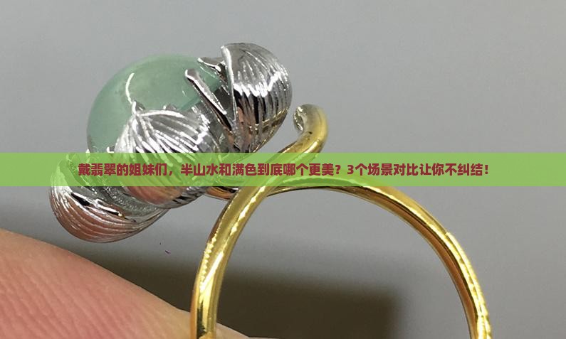 翡翠半山水好还是满色好