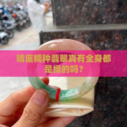 晴底糯种翡翠有全绿的吗