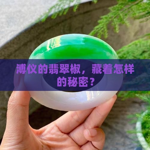 溥仪翡翠椒