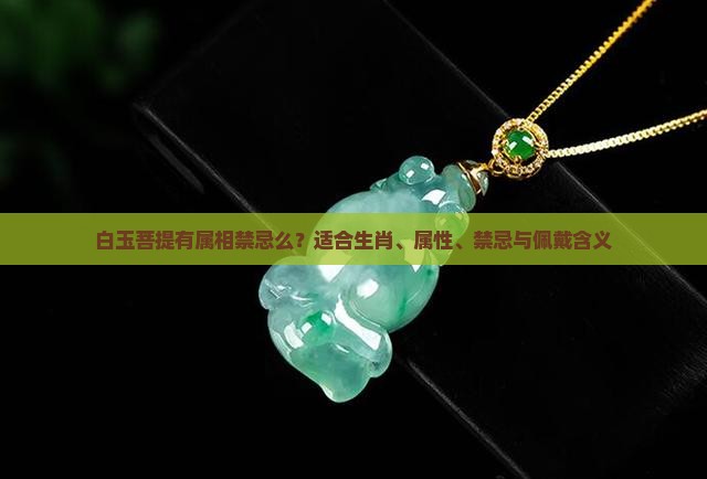 白玉菩提有属相禁忌么