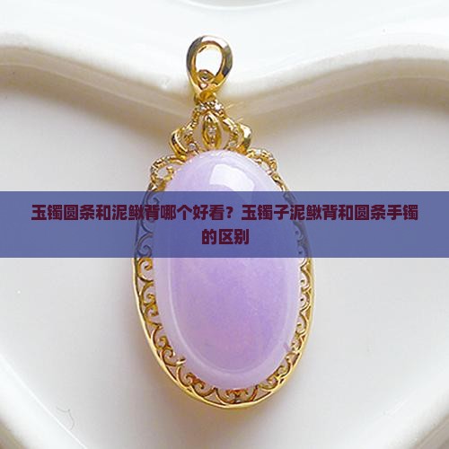 玉镯圆条和泥鳅背哪个好看