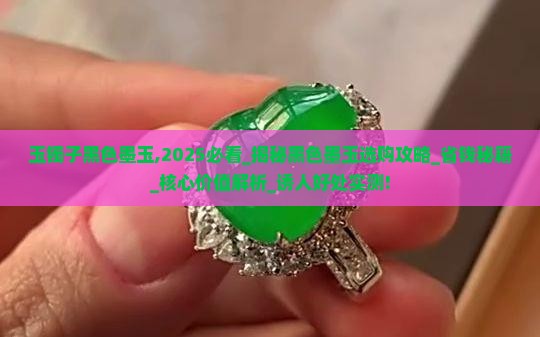 玉镯子黑色墨玉