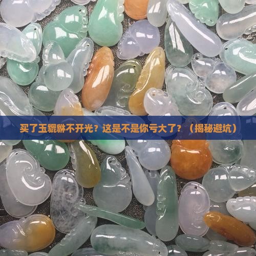 买的玉貔貅不开光