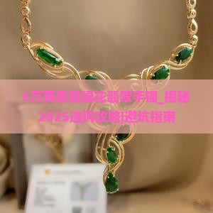 5万两条飘绿花翡翠手镯