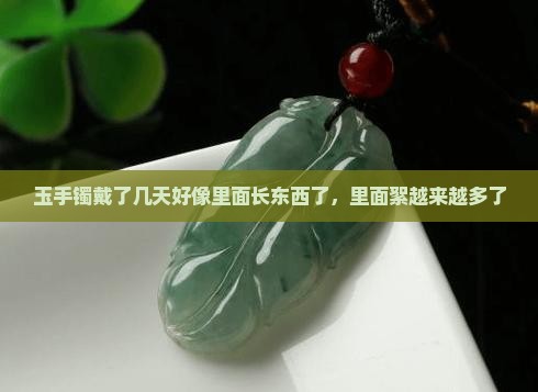 玉手镯戴了几天好像里面长东西了