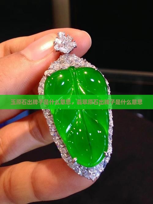 玉原石出牌子是什么意思