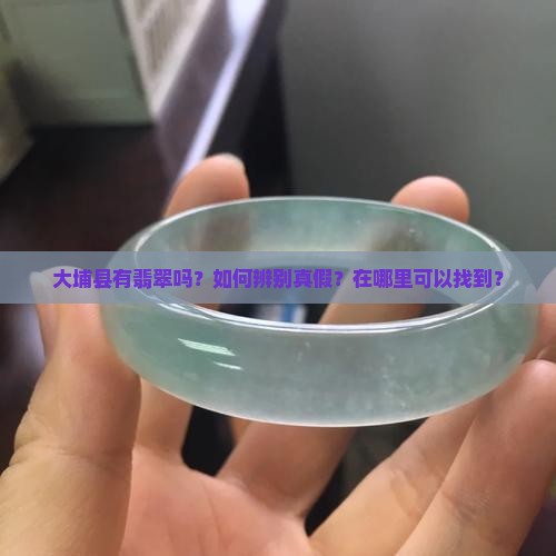大埔县有翡翠