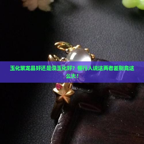 玉化紫龙晶好还是没玉化好