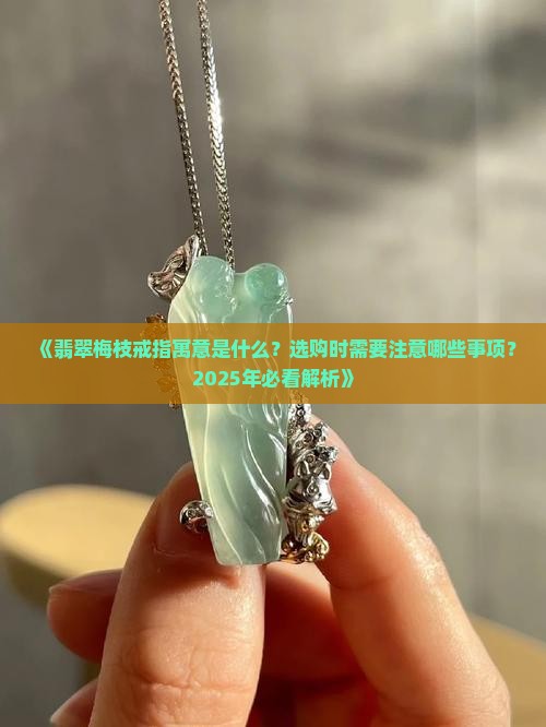 翡翠梅枝戒指寓意什么意思啊