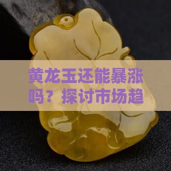 黄龙玉还能暴涨吗